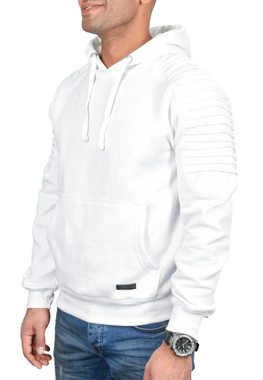 Alessandro Salvarini AS-074 Kapuzenhoodie Biker Herren