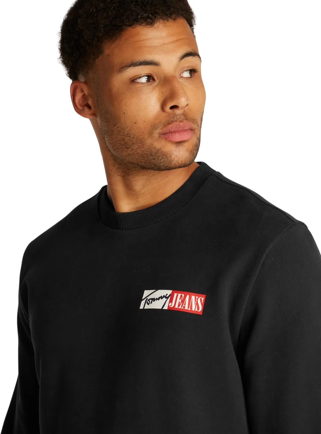 Tommy Jeans Entry Graphic Sweatshirt S Rundhals schwarz