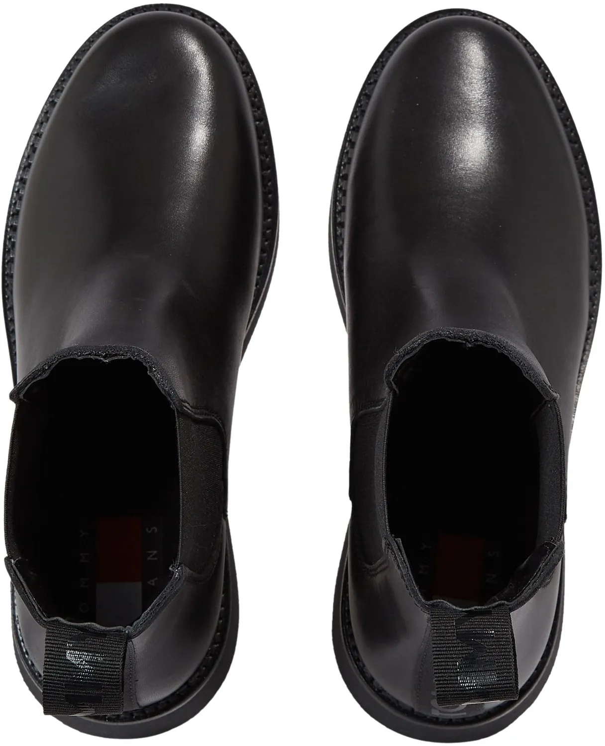 Tommy Jeans TJW Chelsea Flat Boot Stiefel Schwarz