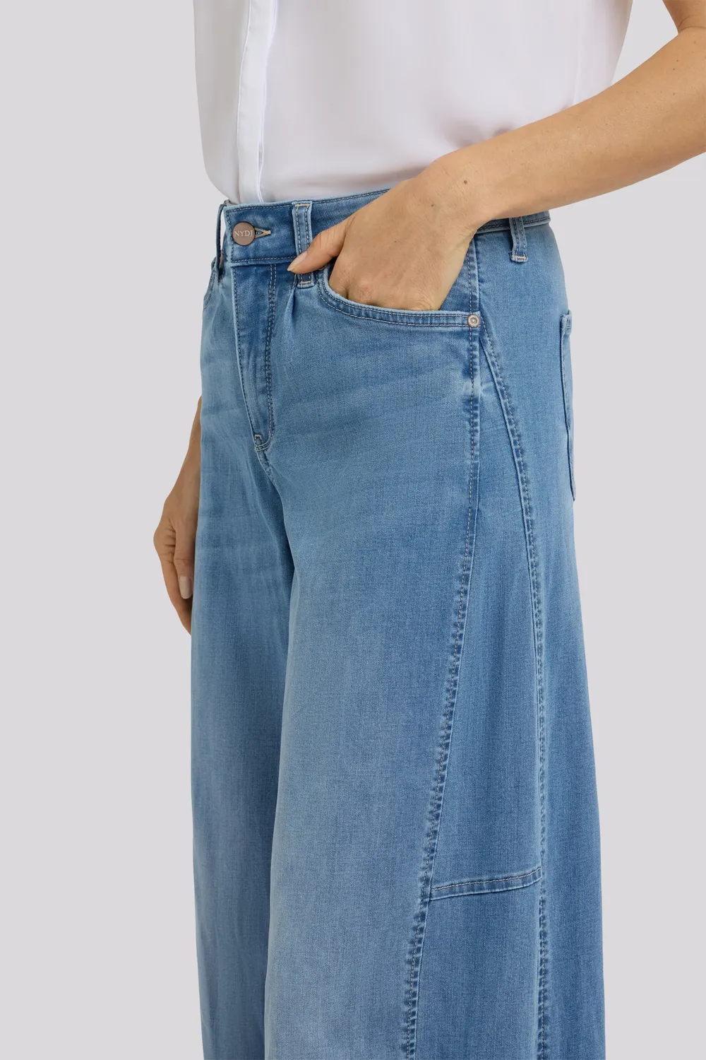 NYDJ Nova Super Wide Leg Jeans Vista Lakes kühlend
