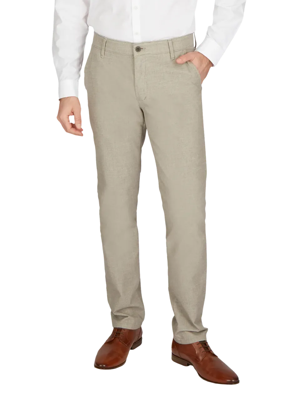 Club of Comfort Garvey 7631 Hose hellgrau melange Woll-Look