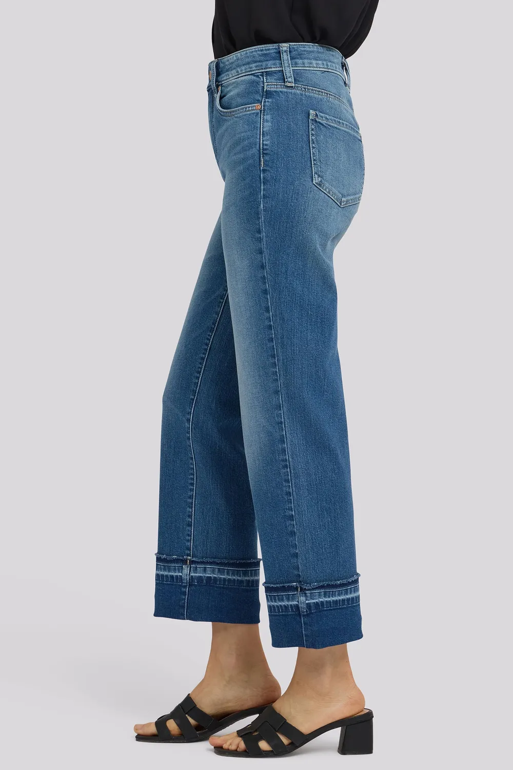 NYDJ Bailey Relaxed Straight Ankle Jeans Sun Soak Petite