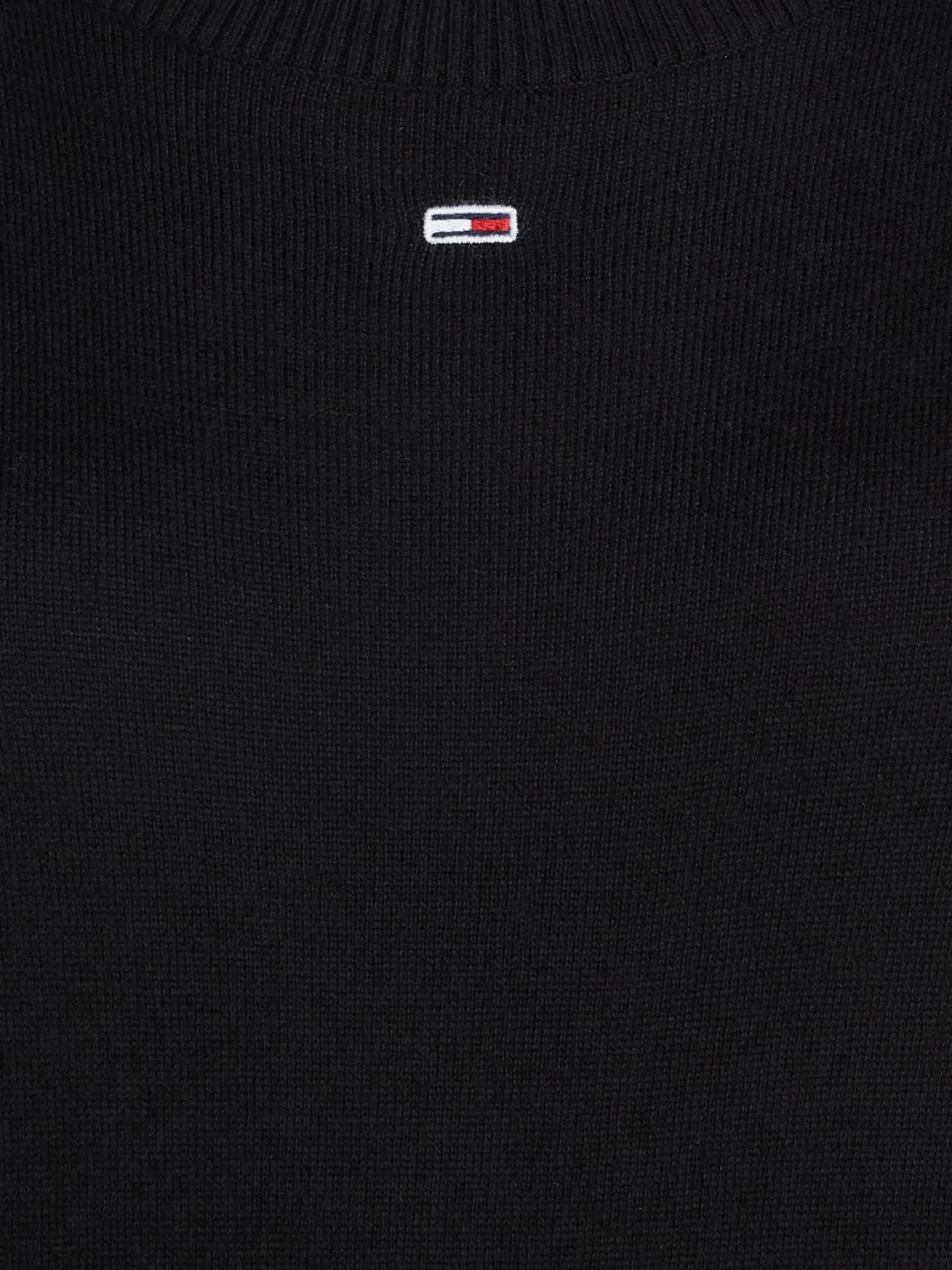 Tommy Jeans Damen Pullover Rundhals Schwarz XS