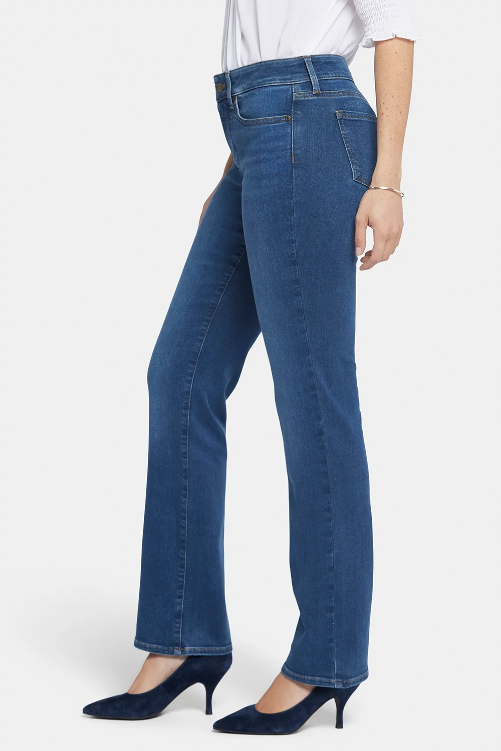 NYDJ Marilyn Straight Jeans Presidio blau straight