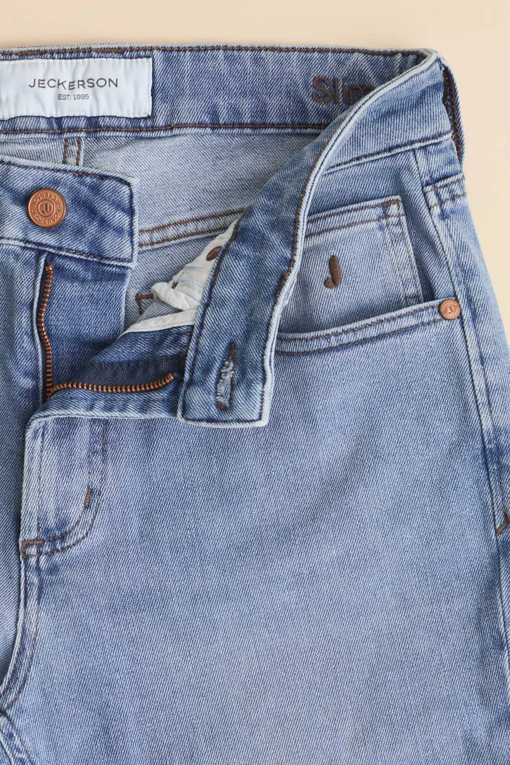 Jeckerson Jacqueline Slim Fit Jeans hellblau Damen