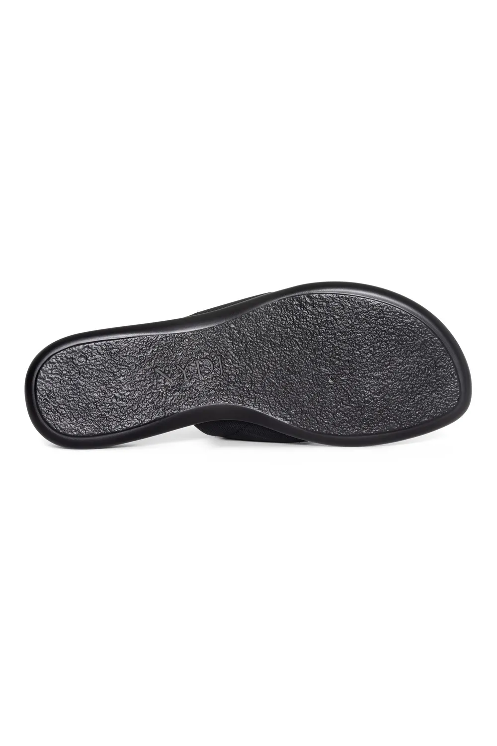 NYDJ Asira Sandalen Schwarz Keilabsatz