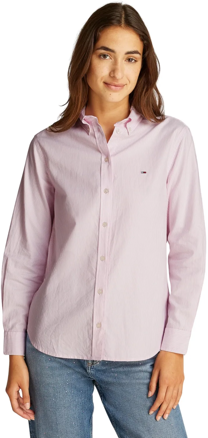 Tommy Jeans Oxford Regular Fit Hemd Damen gestreift