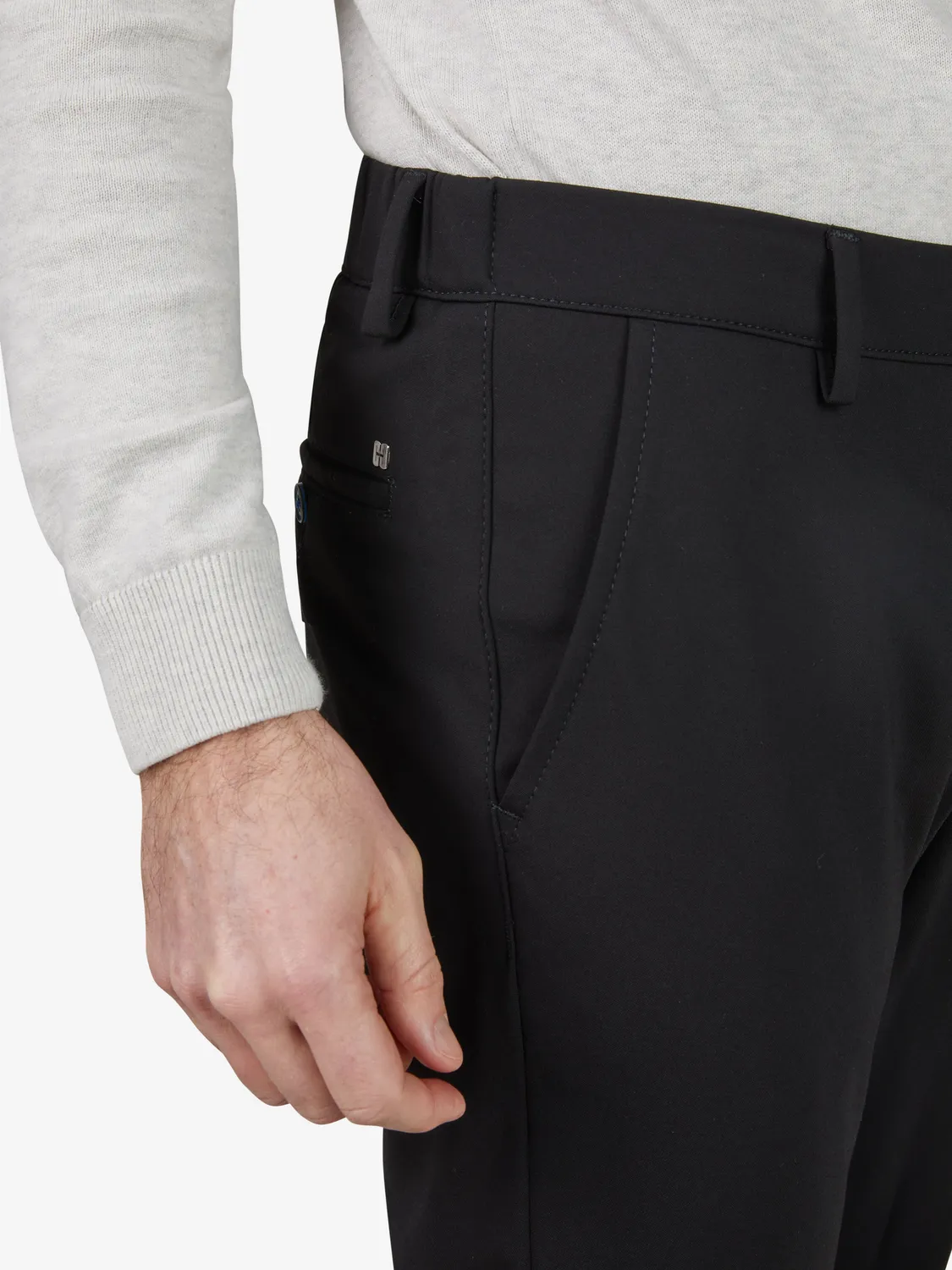 Club of Comfort Foxx 8240 Chino schwarz Slim Fit