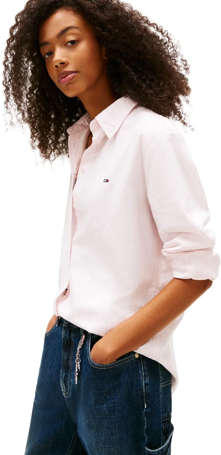 Tommy Jeans Oxford Regular Fit Hemd Damen gestreift