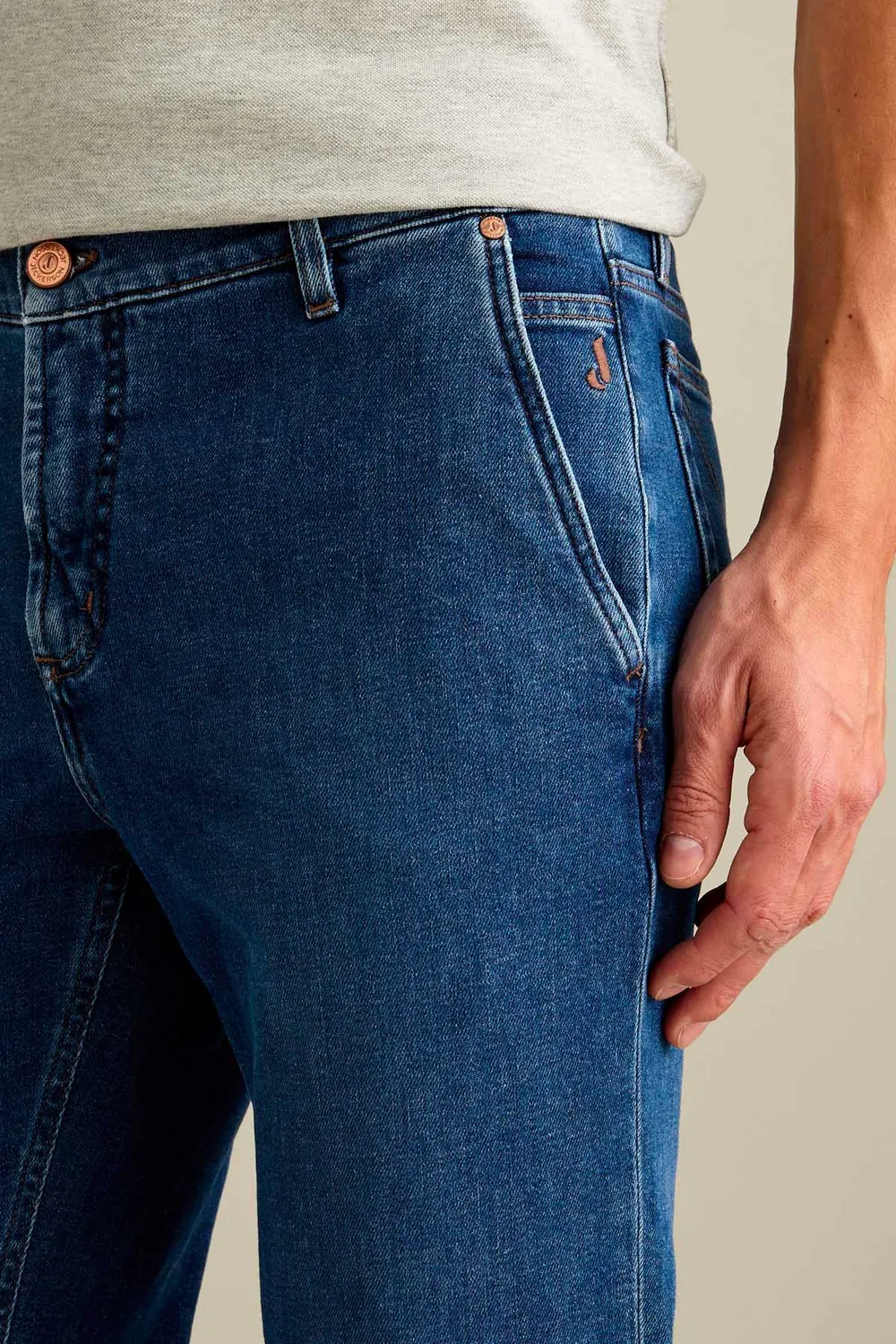 Jeckerson Julius Slim Fit Jeans dunkelblau Stretch