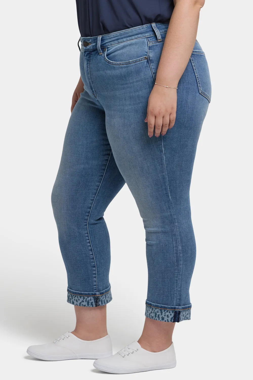 NYDJ Marilyn Straight Plus Jeans Barcelona Breeze