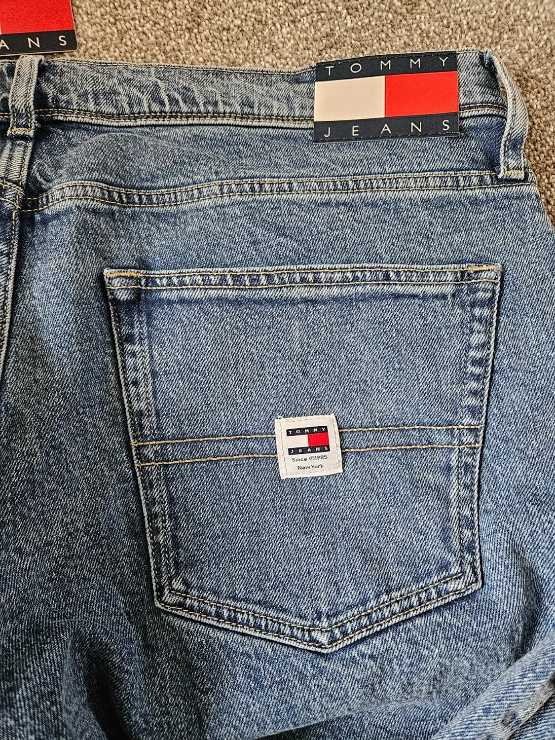 Tommy Jeans Ethan Straight Fit Jeans Hose Herren