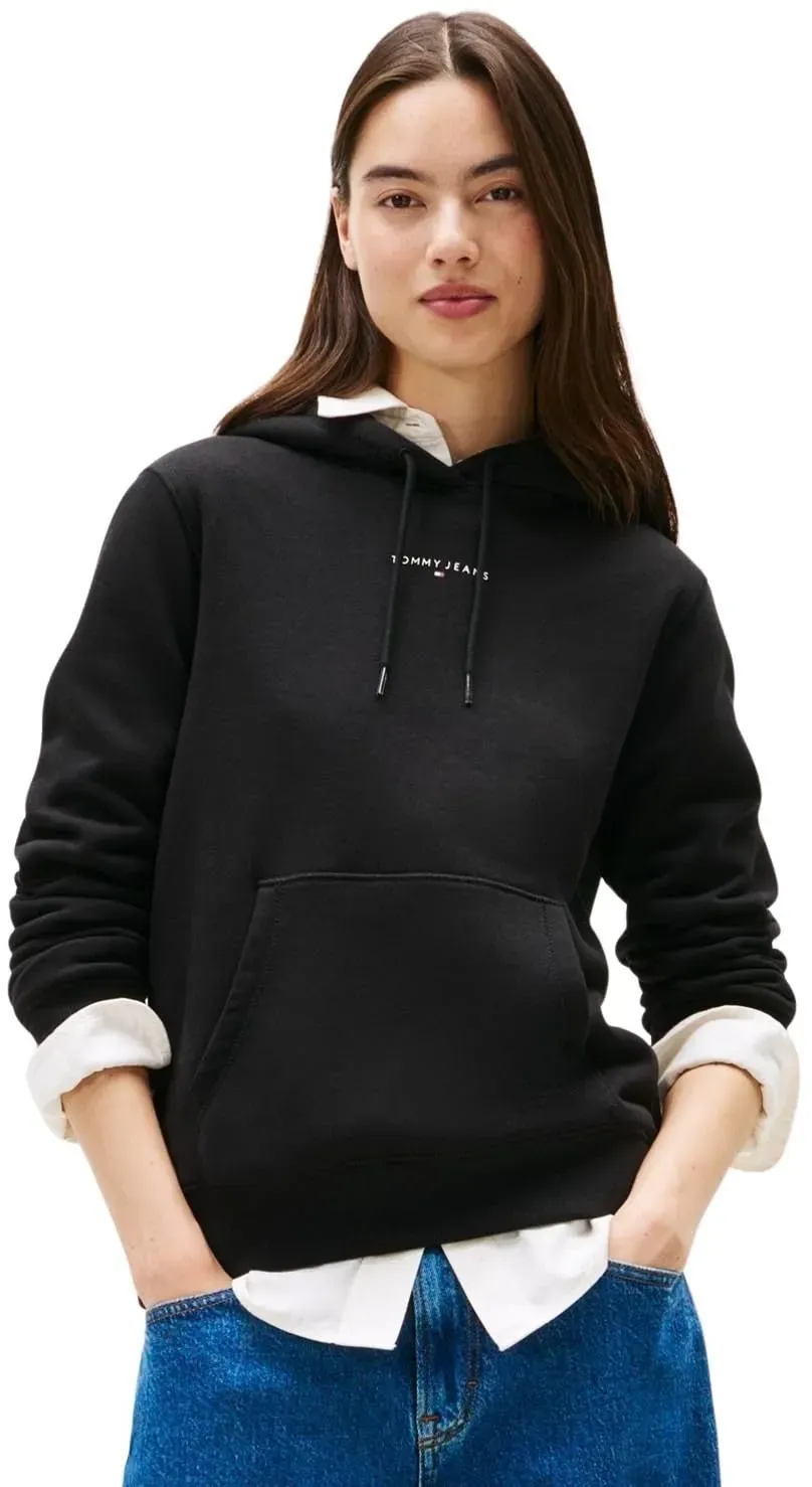 Tommy Jeans Linear Hoodie Damen XL mit Kapuze
