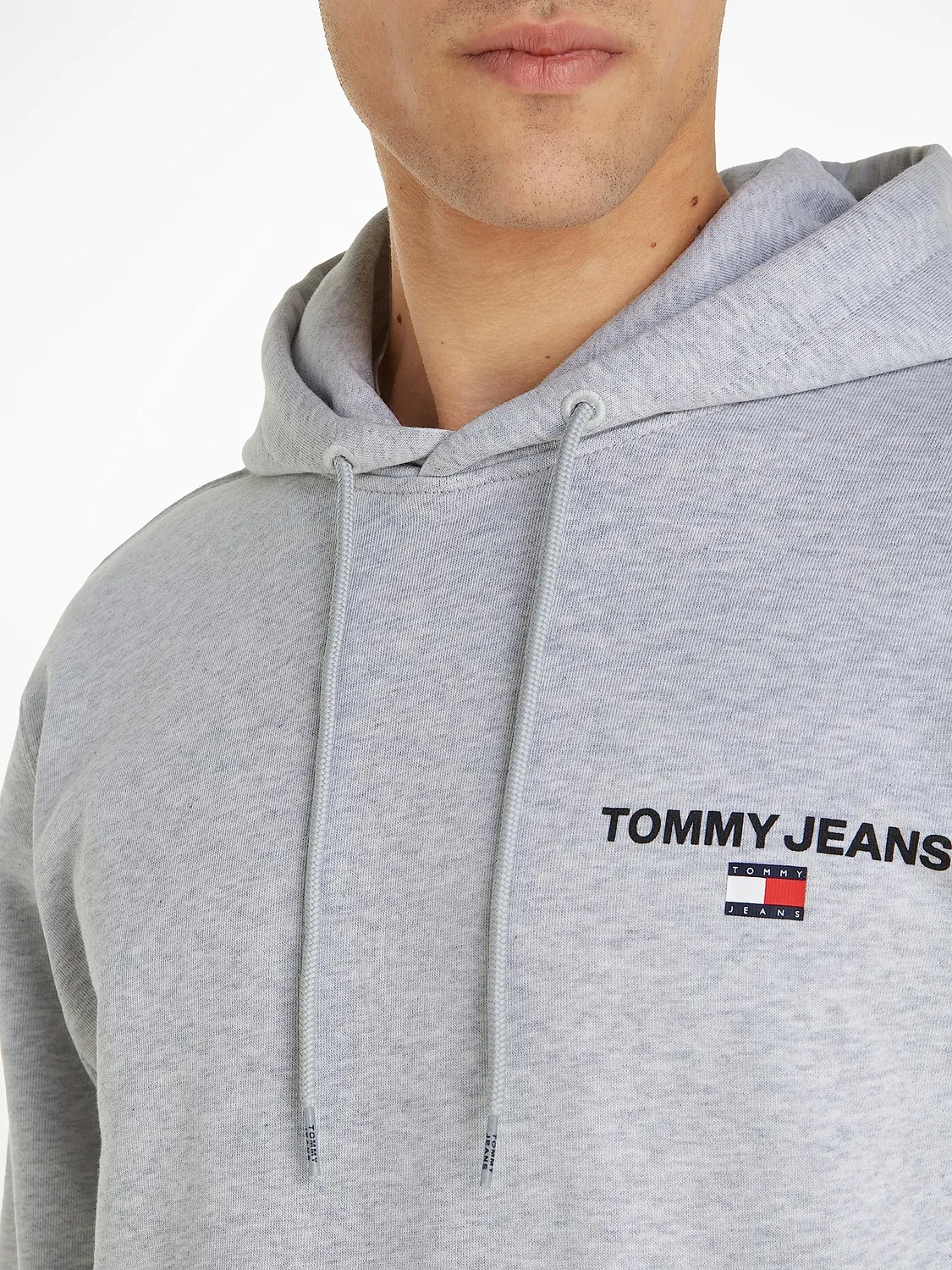 Tommy Jeans Reg Entry Graphic Hoodie Grau Kapuzenpulli XS