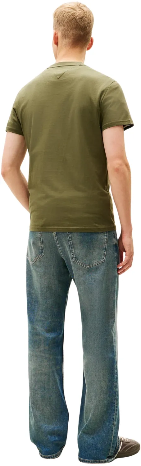 Tommy Jeans Herren S/S T-Shirt Kurzarm Schwarz
