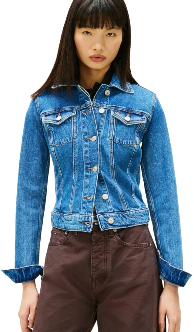 Tommy Jeans Vivianne Skn Jacket Ci8132 Trucker-Jacke Damen