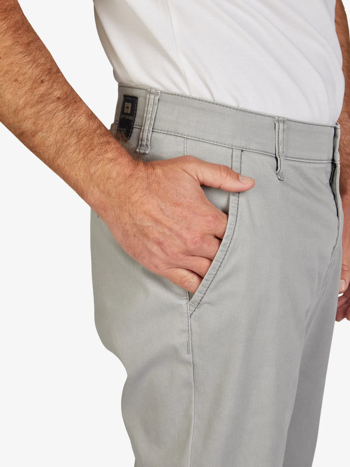 Club of Comfort Denver 7901 Chino hellgrau Straight Fit