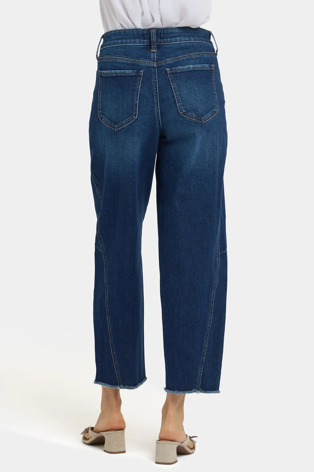 NYDJ Alyssa Relaxed Crop Jeans Sunset Villa dunkelblau