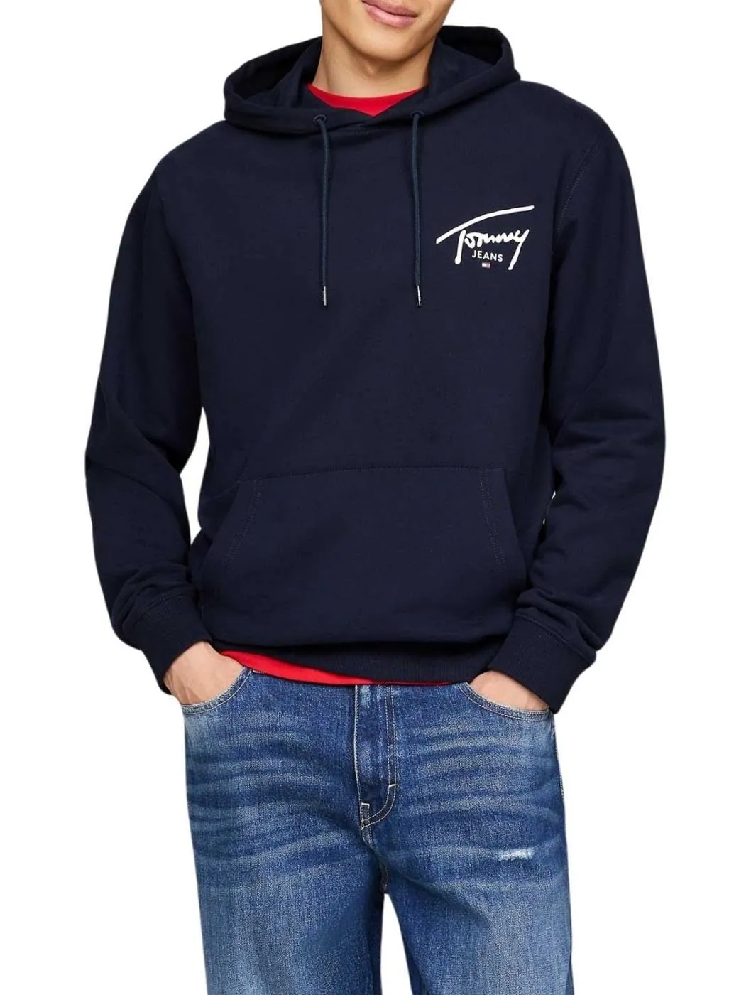 Tommy Jeans Entry Graphic Hoodie Dunkelblau Kapuze