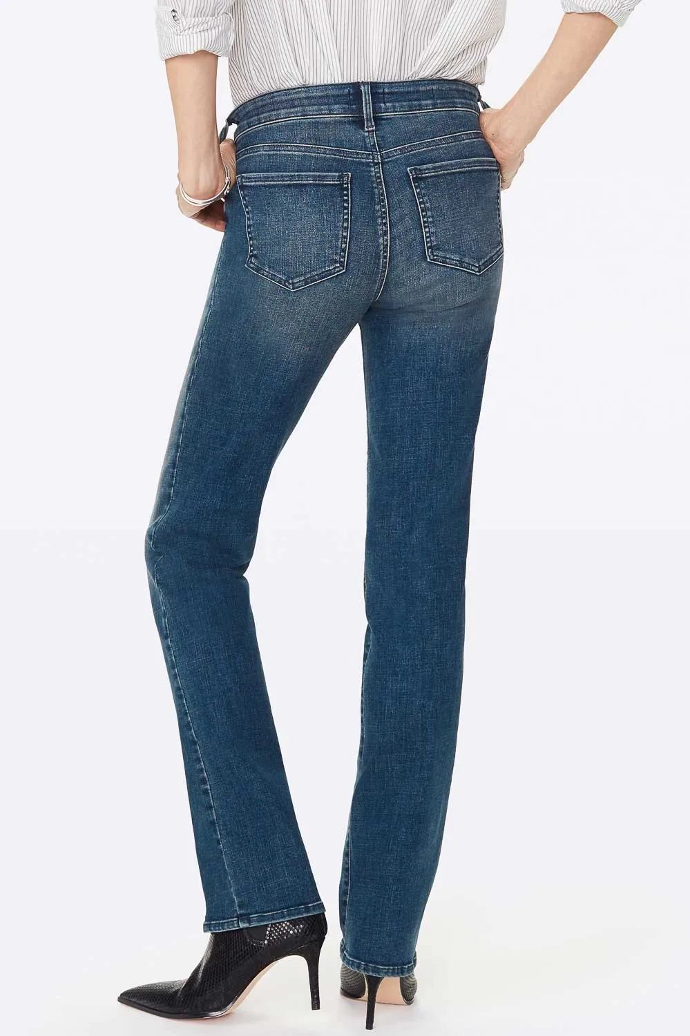NYDJ Marilyn Straight Jeans Lombard