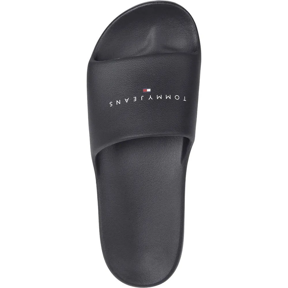 Tommy Jeans TJM Basic Slide Schlappen Herren Gummi