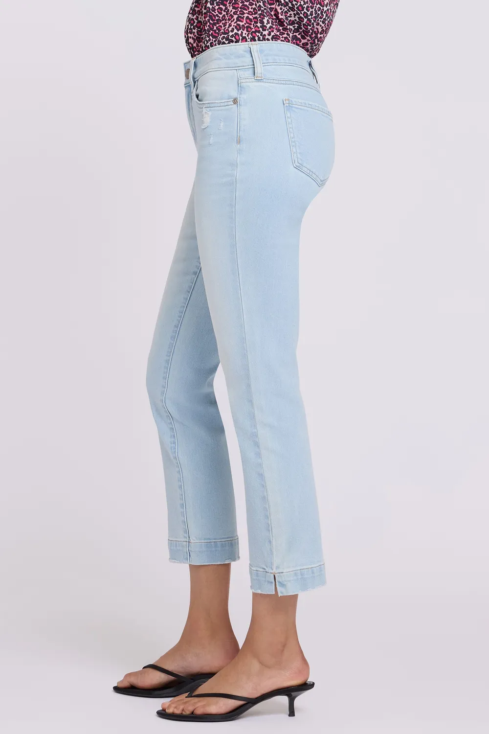NYDJ Sheri Slim Straight Ankle Jeans Sky Valley