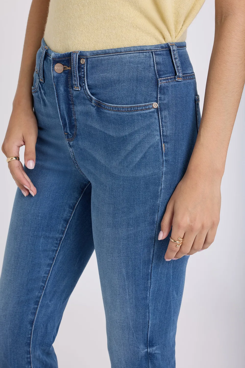 NYDJ Sheri Slim Straight Ankle Jeans Wild River