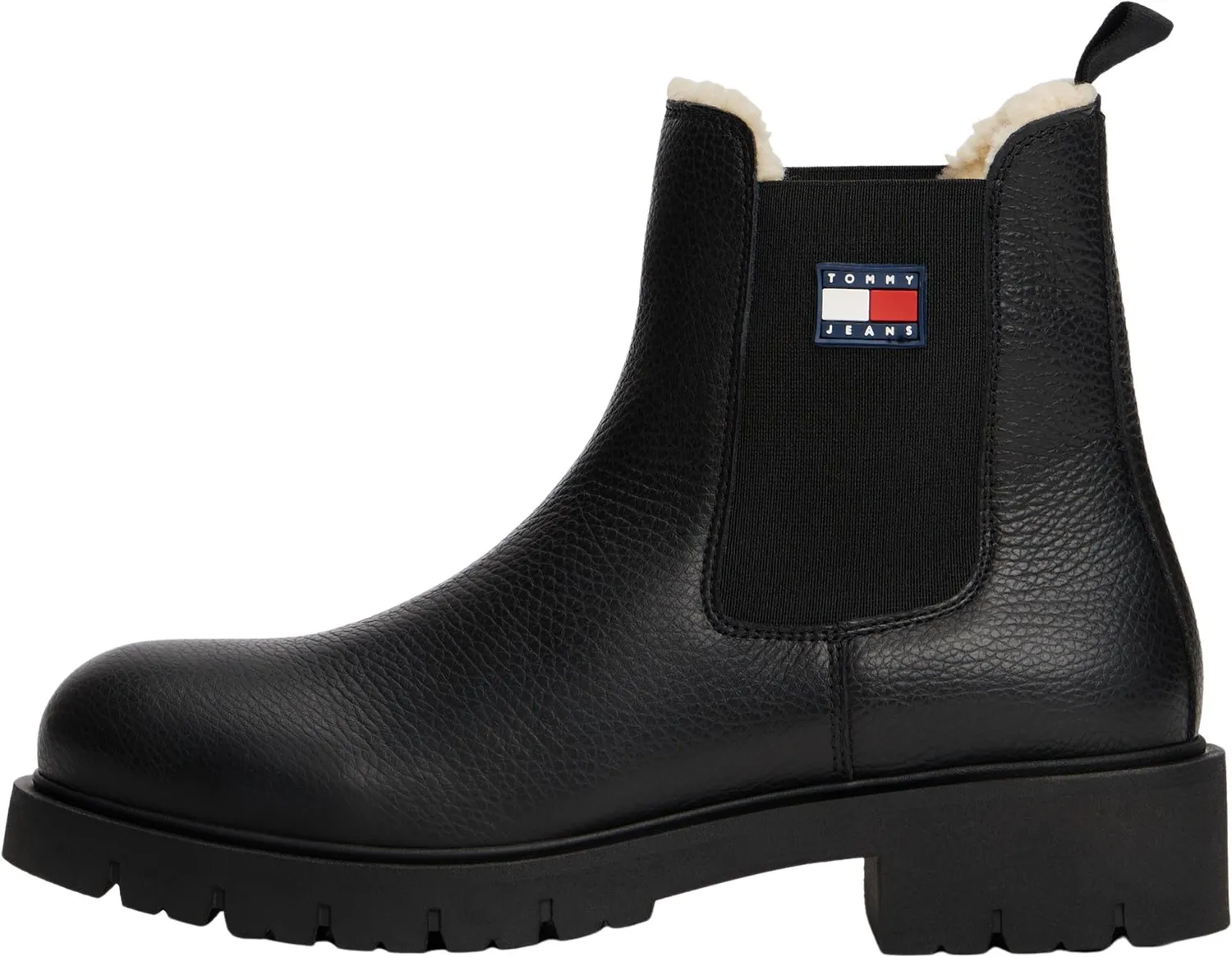 Tommy Jeans Chelsea Boots Damen mit Innenfutter Schwarz