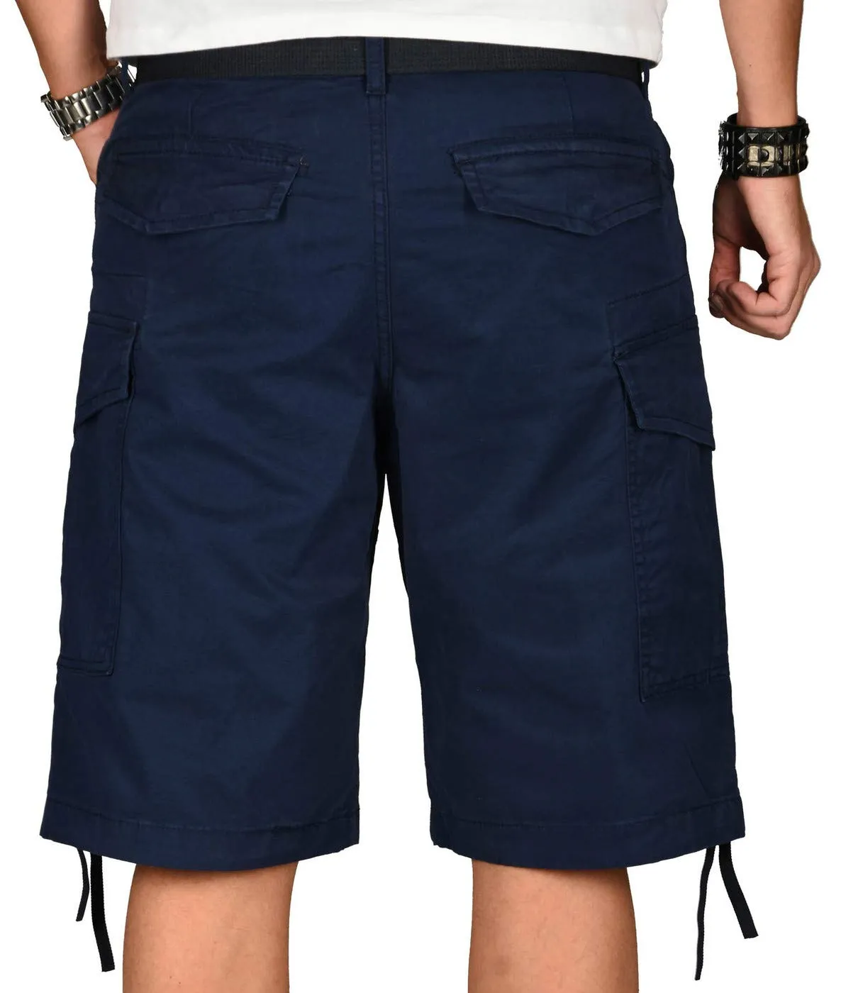 Alessandro Salvarini AS-133 Cargoshorts Herren Schwarz