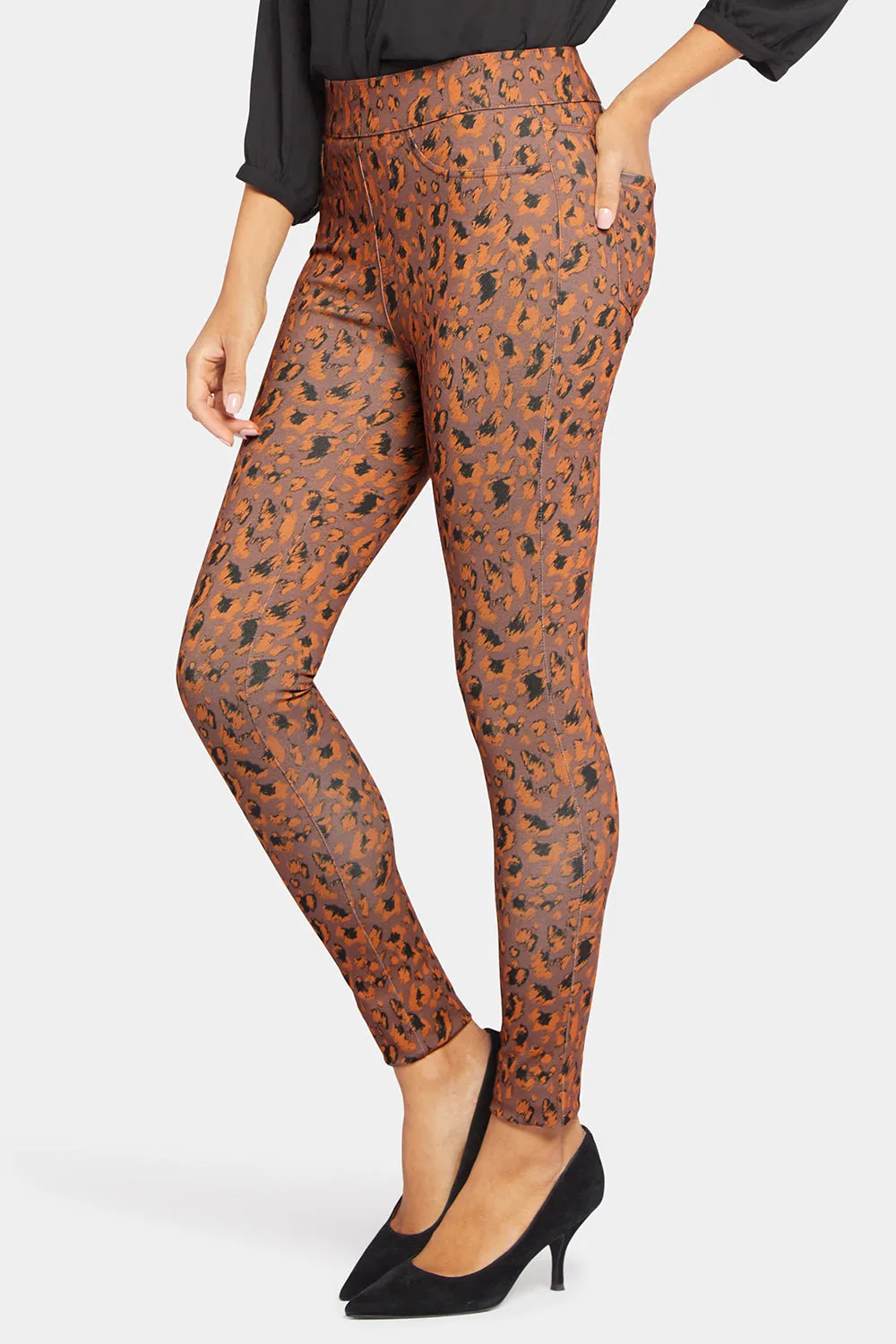 NYDJ Modern Legging Hose Caramel Cat Ponte