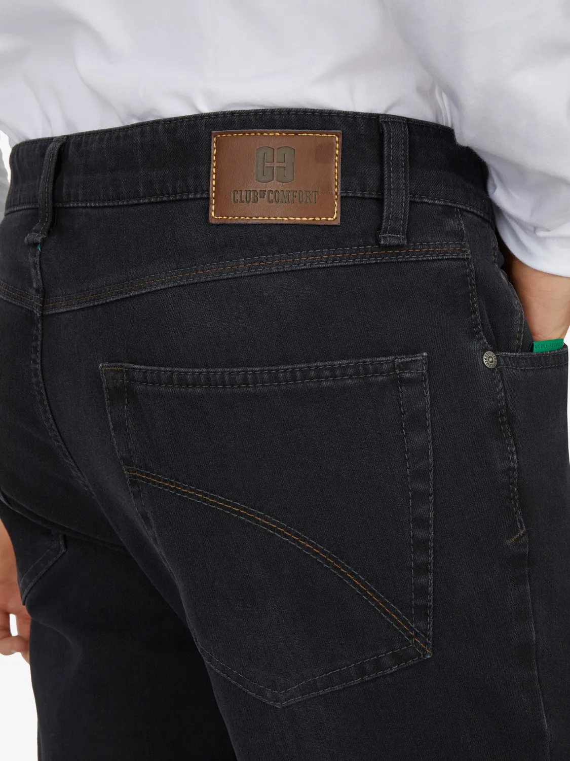 Club of Comfort Henry 7054 Jeans anthrazit Bi-Stretch