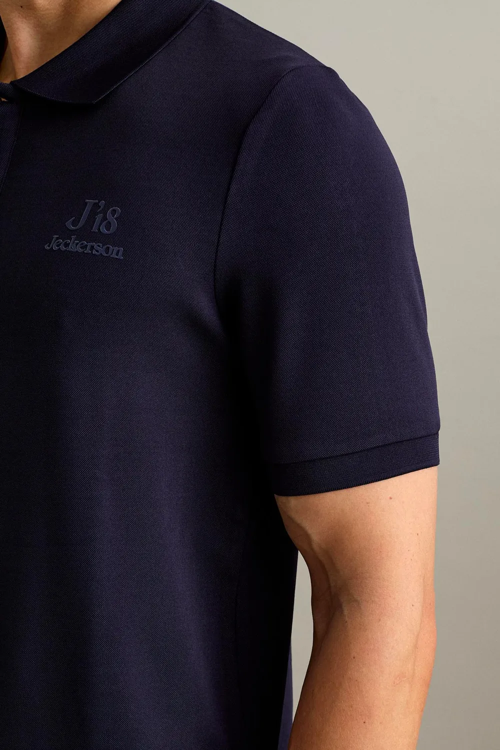 Jeckerson J18 Polo Shirt Dunkelblau Kurzarm