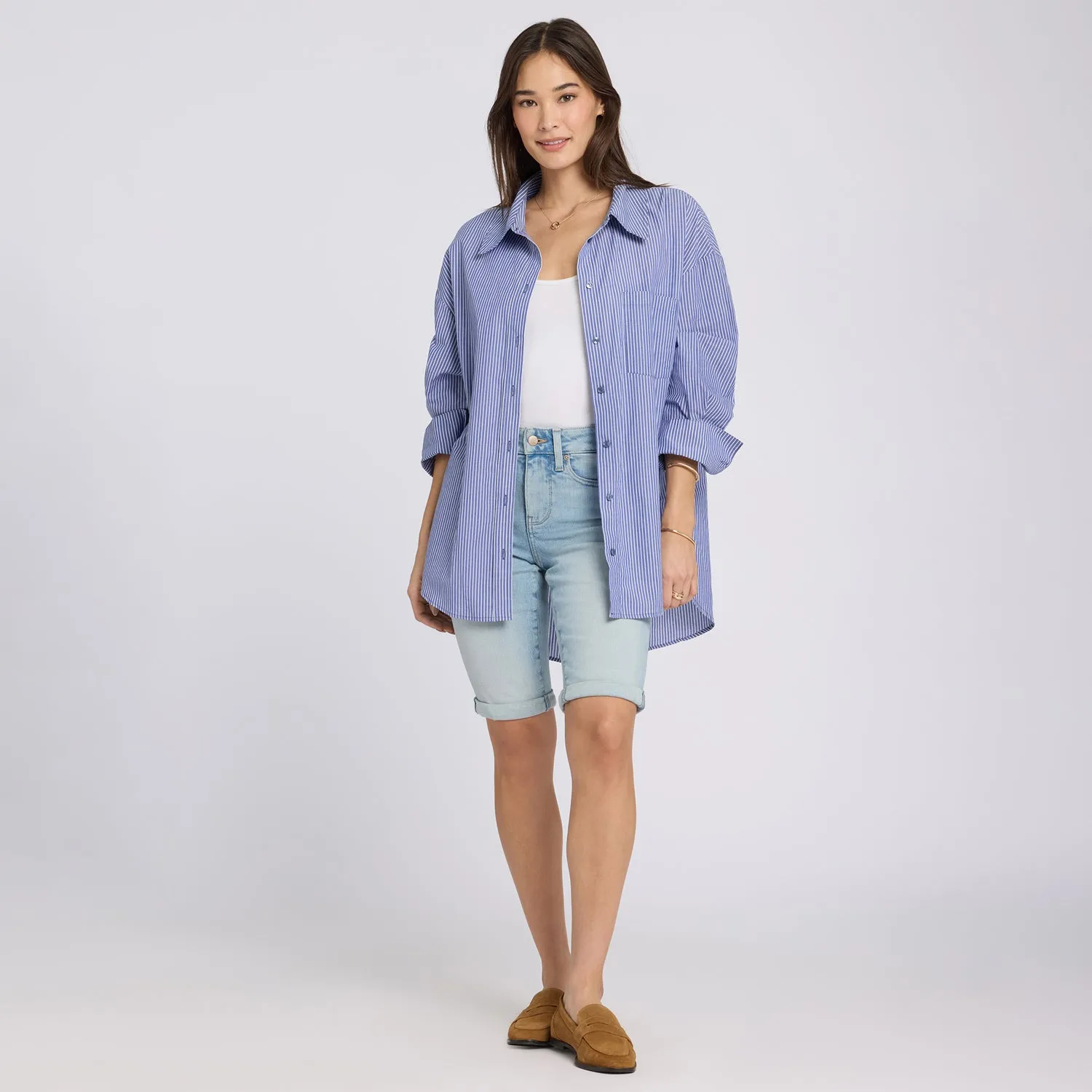 NYDJ Briella 11 Inch Jeansshorts Keys View mit Umschlag