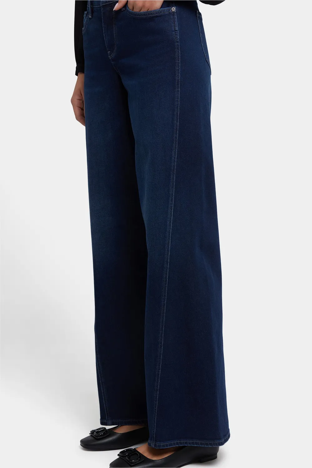 NYDJ Teresa Wide Leg Jeans Ink Skyline dunkel