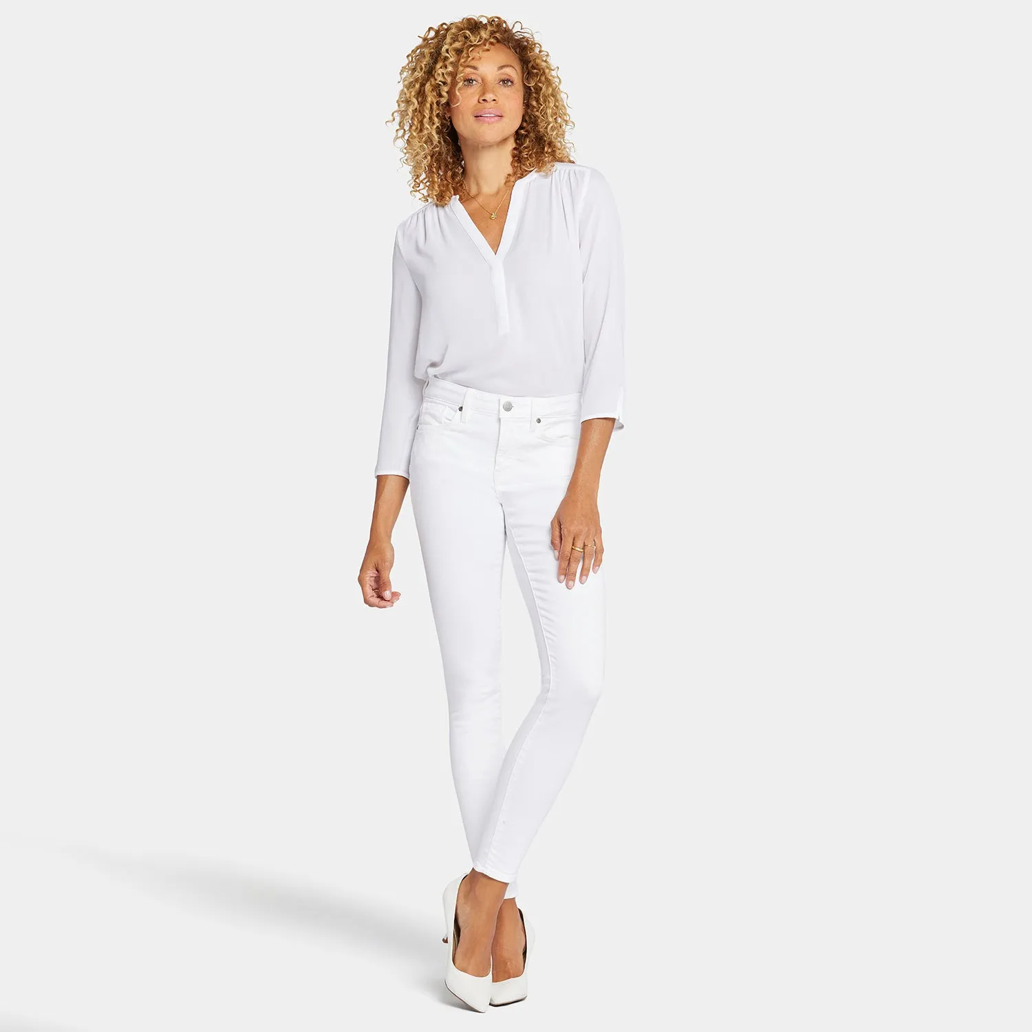 NYDJ Ami Skinny Jeans Optic White