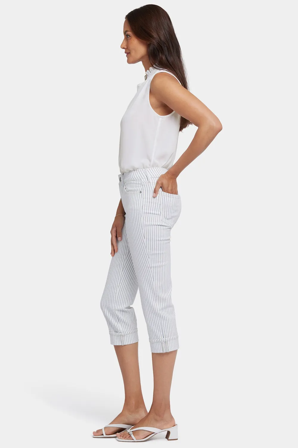 NYDJ Marilyn Straight Crop Petite Jeans Palencia