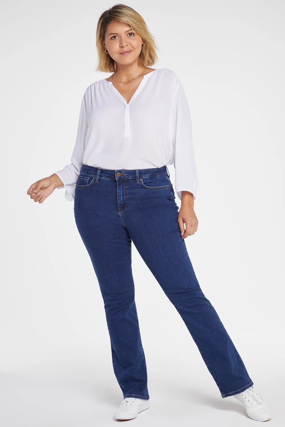NYDJ Barbara Bootcut Plus Jeans Quinn weit