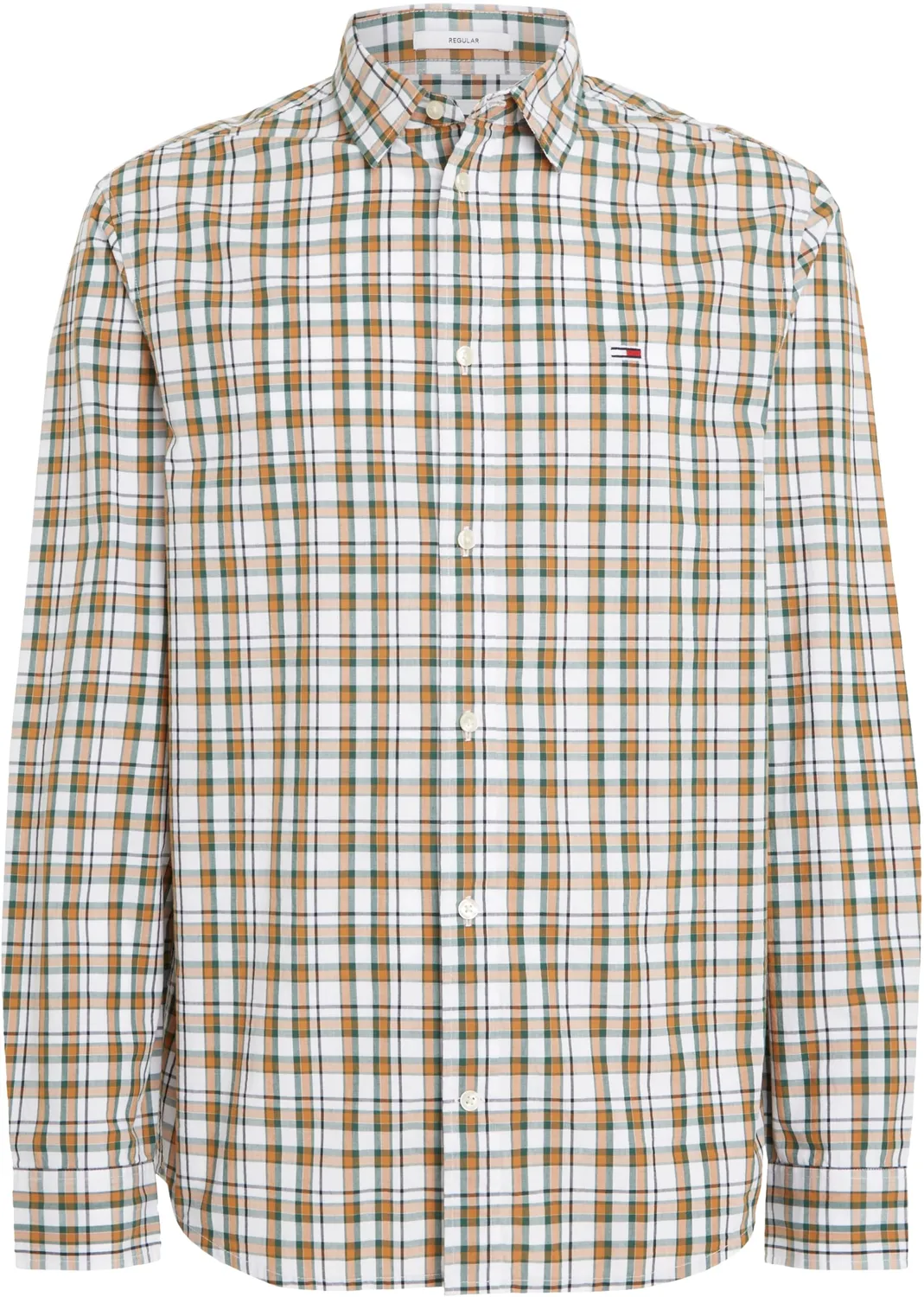 Tommy Jeans Freizeithemd Herren blau Langarm