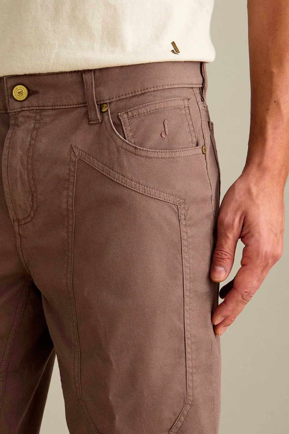 Jeckerson Jayden Slim Fit Bermuda schokobraun