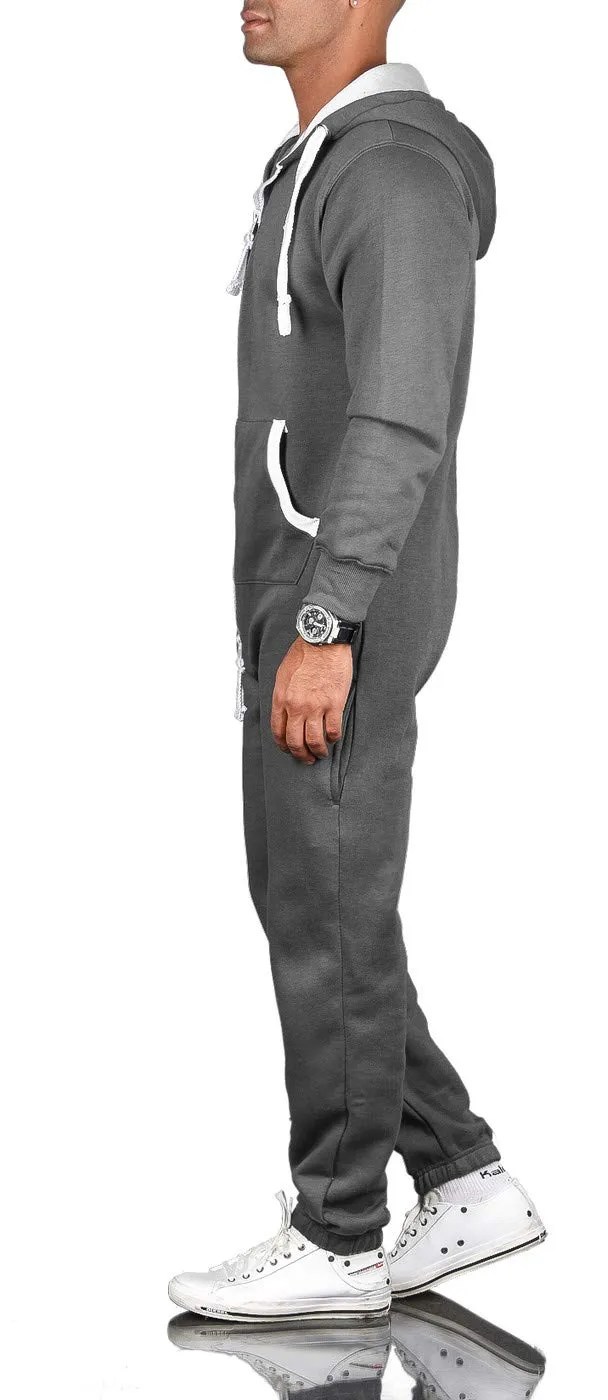 Alessandro Salvarini AS-039 Jumpsuit Trainingsanzug Herren elastisch