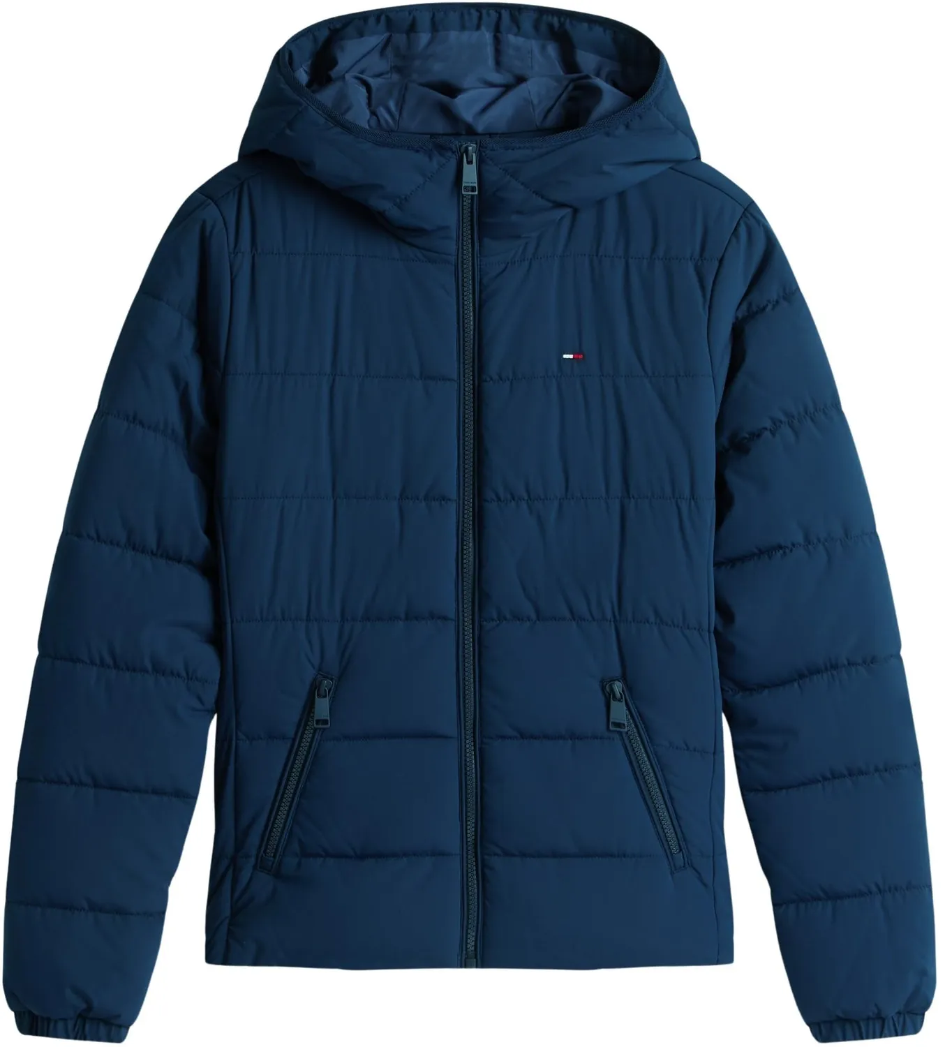 Tommy Jeans Pufferjacke Hooded M Kapuze schwarz