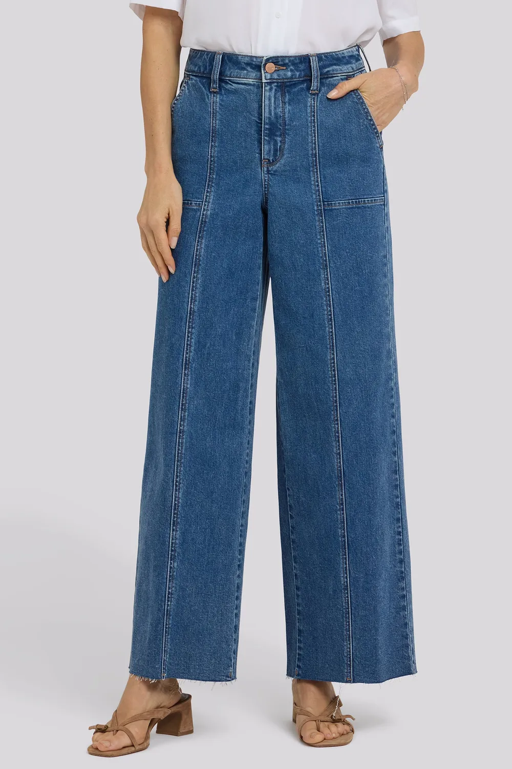 NYDJ Simone Wide Leg Jeans Salton Indigo