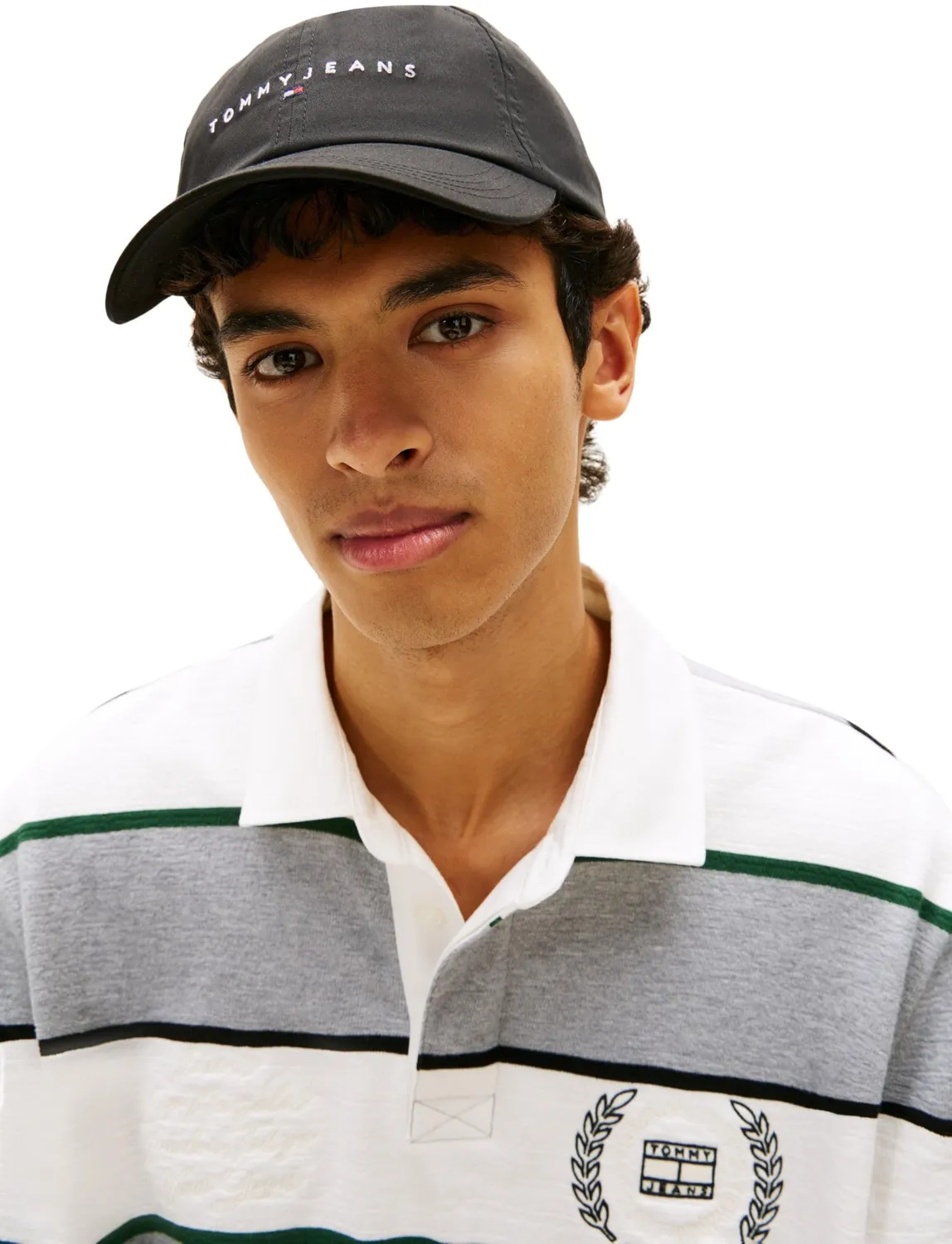 Tommy Jeans TJM Linear Logo Cap AM0AM14198 schwarz