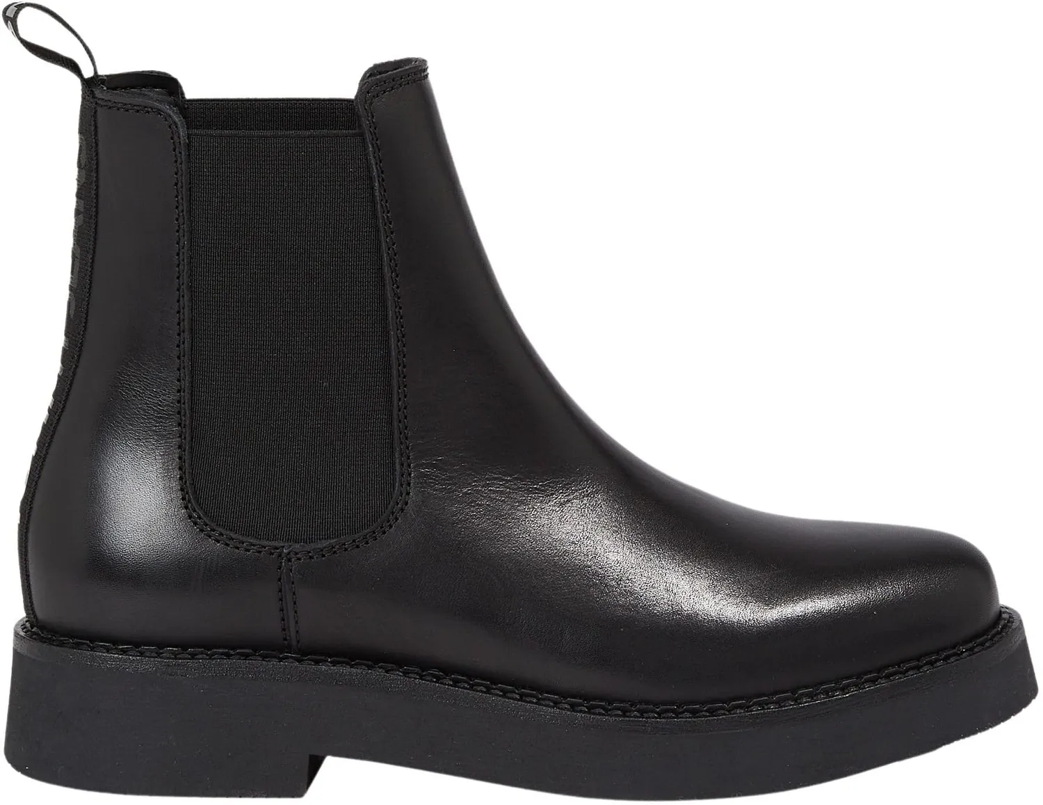 Tommy Jeans TJW Chelsea Flat Boot Stiefel Schwarz