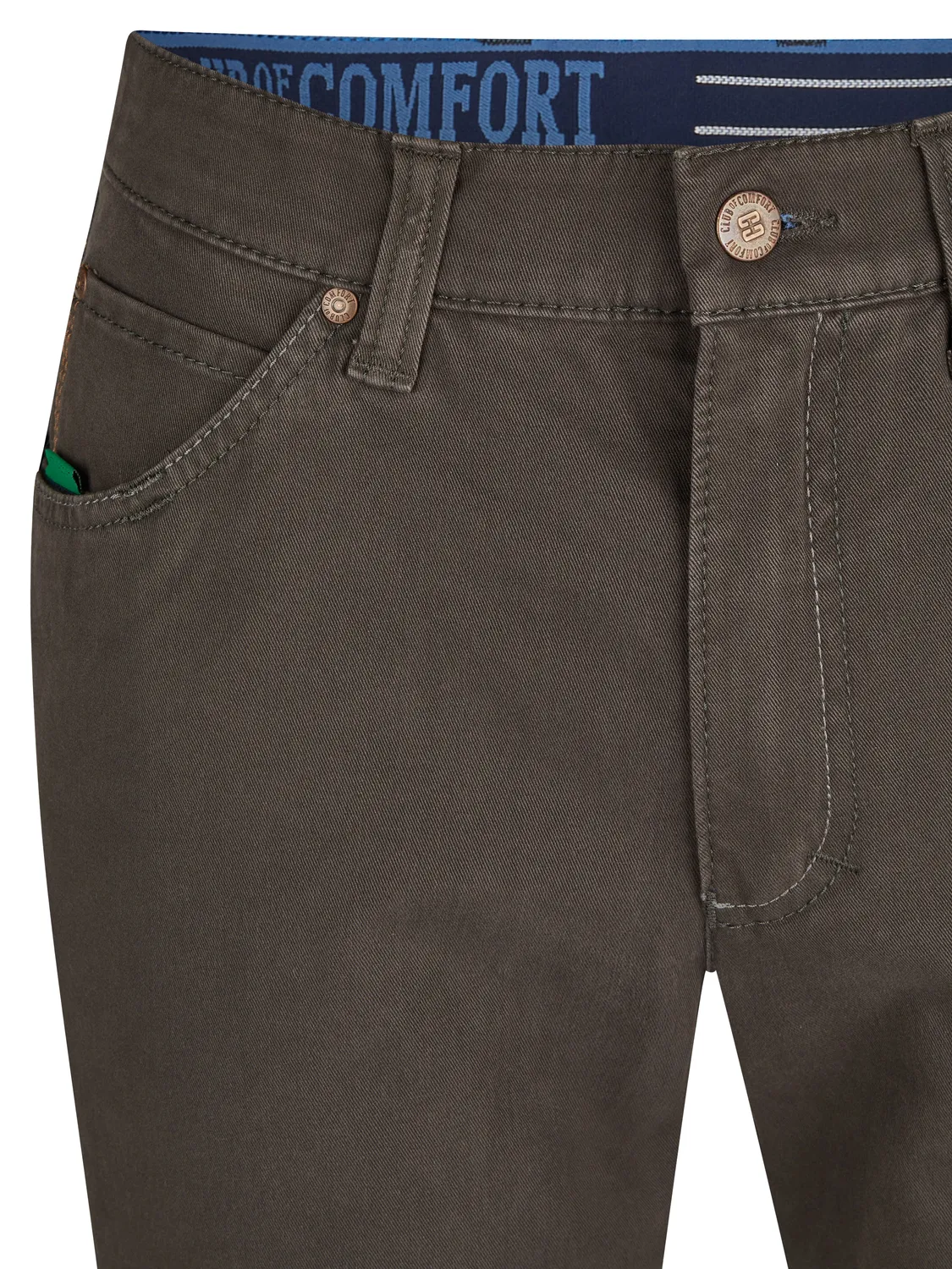 Club of Comfort Henry 8070 Herrenhose grau Mobile Pocket