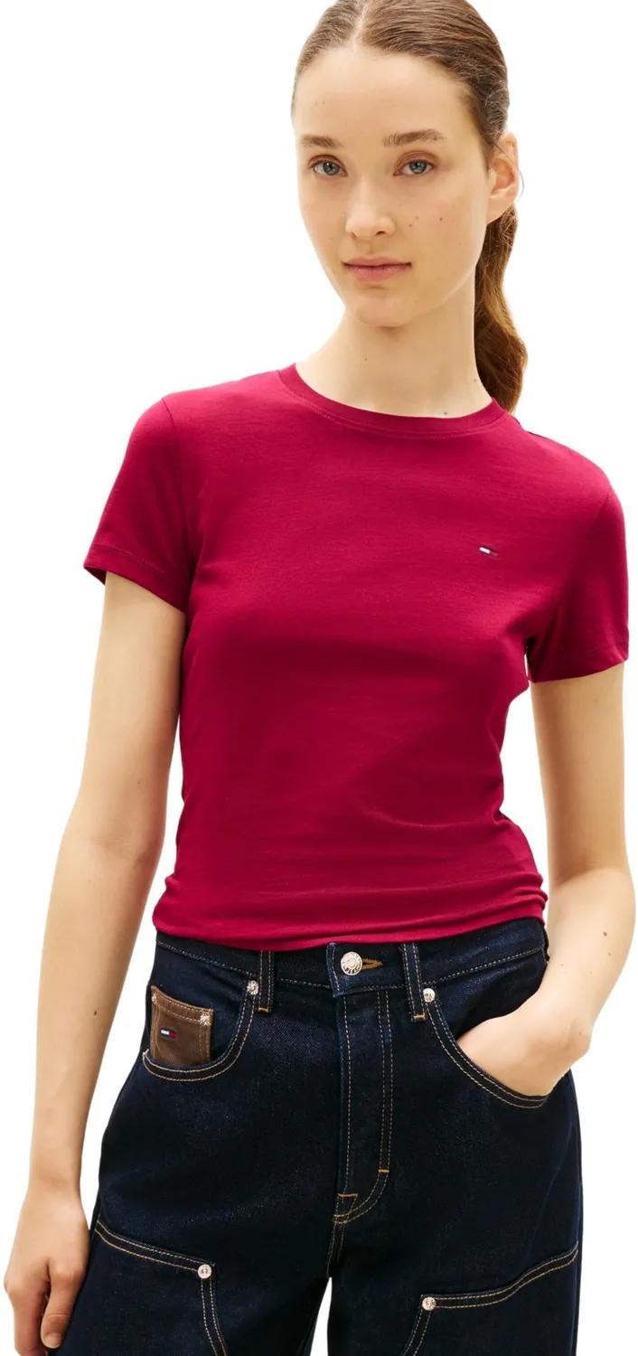 Tommy Jeans Damen 3er Pack T-Shirts XL Schwarz Ecru