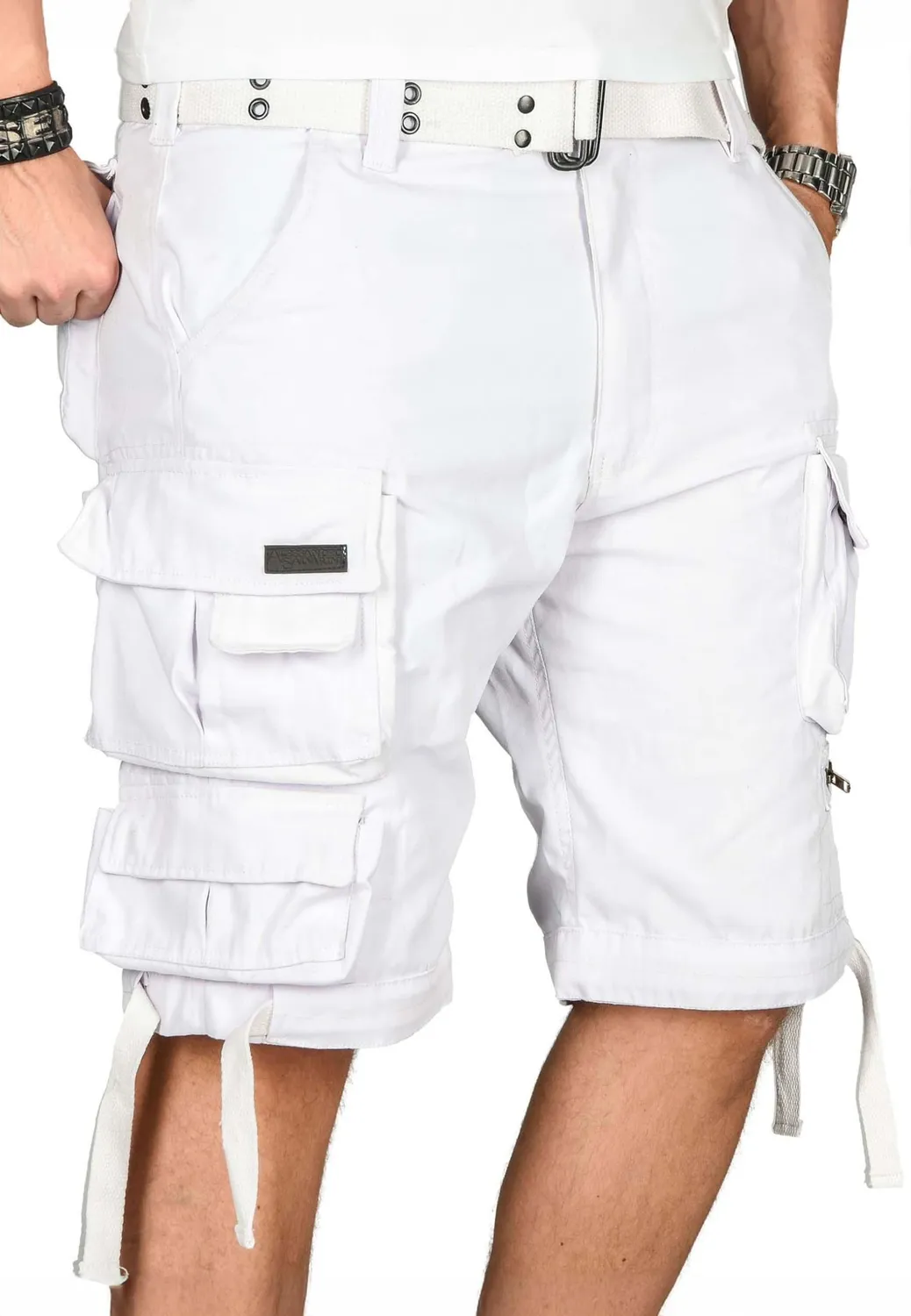 Alessandro Salvarini AS-079 Cargoshorts Baumwolle viele Taschen