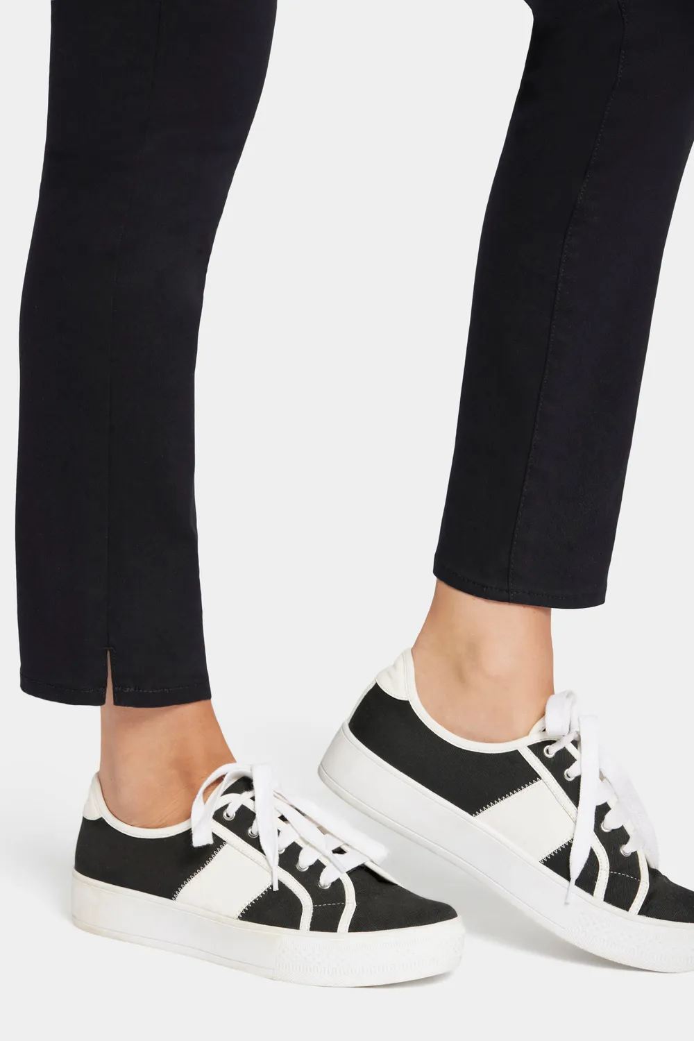 NYDJ Skinny Ankle Pull-On Jeans Schwarz elastisch