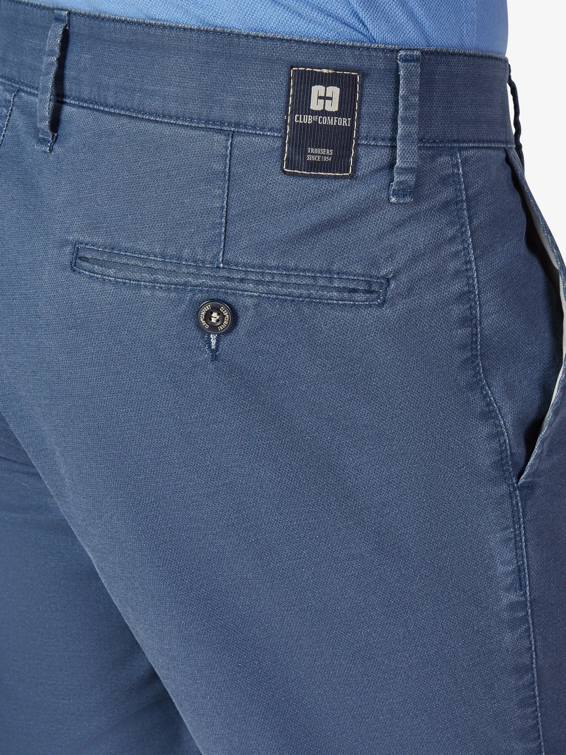 Club of Comfort Garvey 8108 Hose blau Mikrostruktur