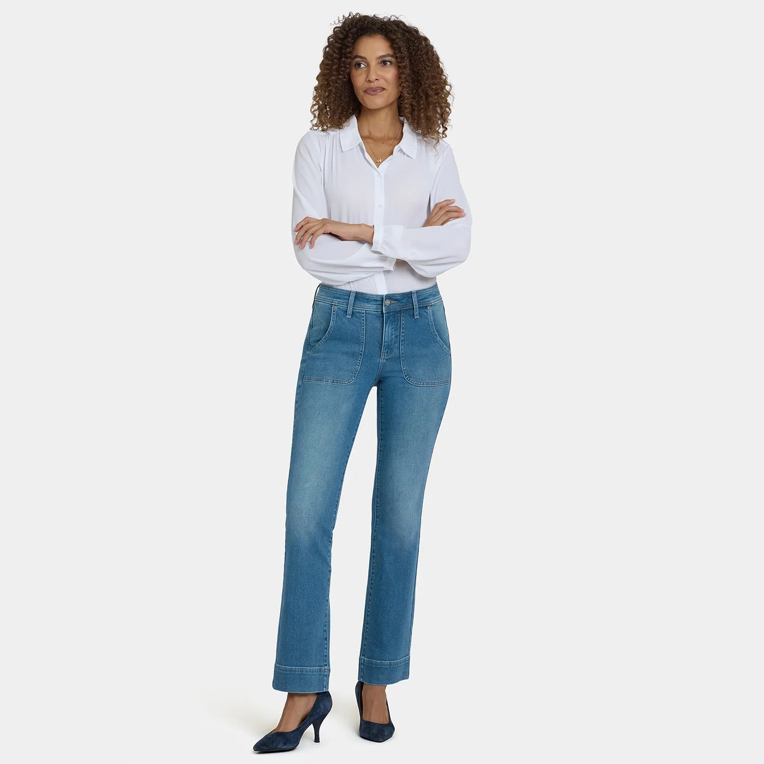 NYDJ Barbara Bootcut Jeans Avenue Blue bootcut